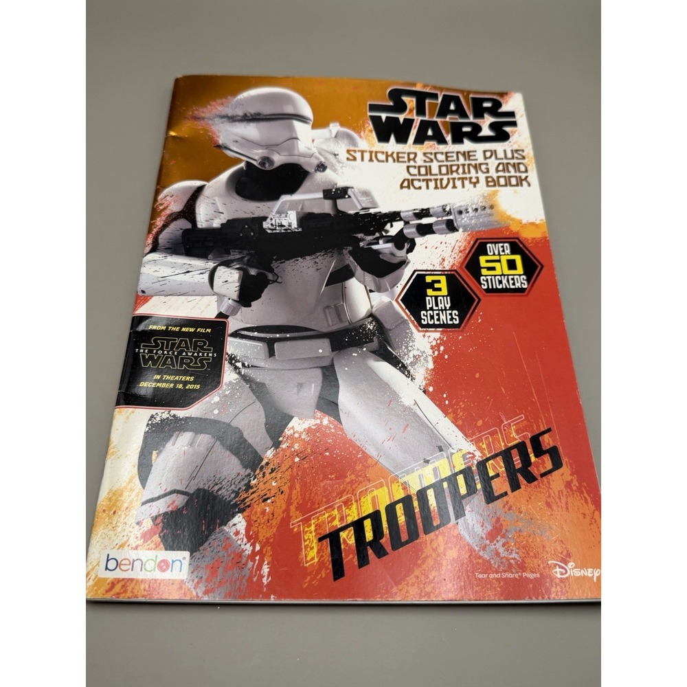 Star Wars The Force Awakens Coloring Sticker Activity Book Bendon New 2015